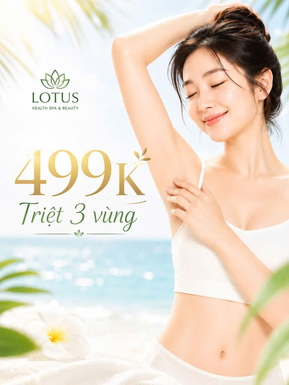 Triệt lông 3 vùng