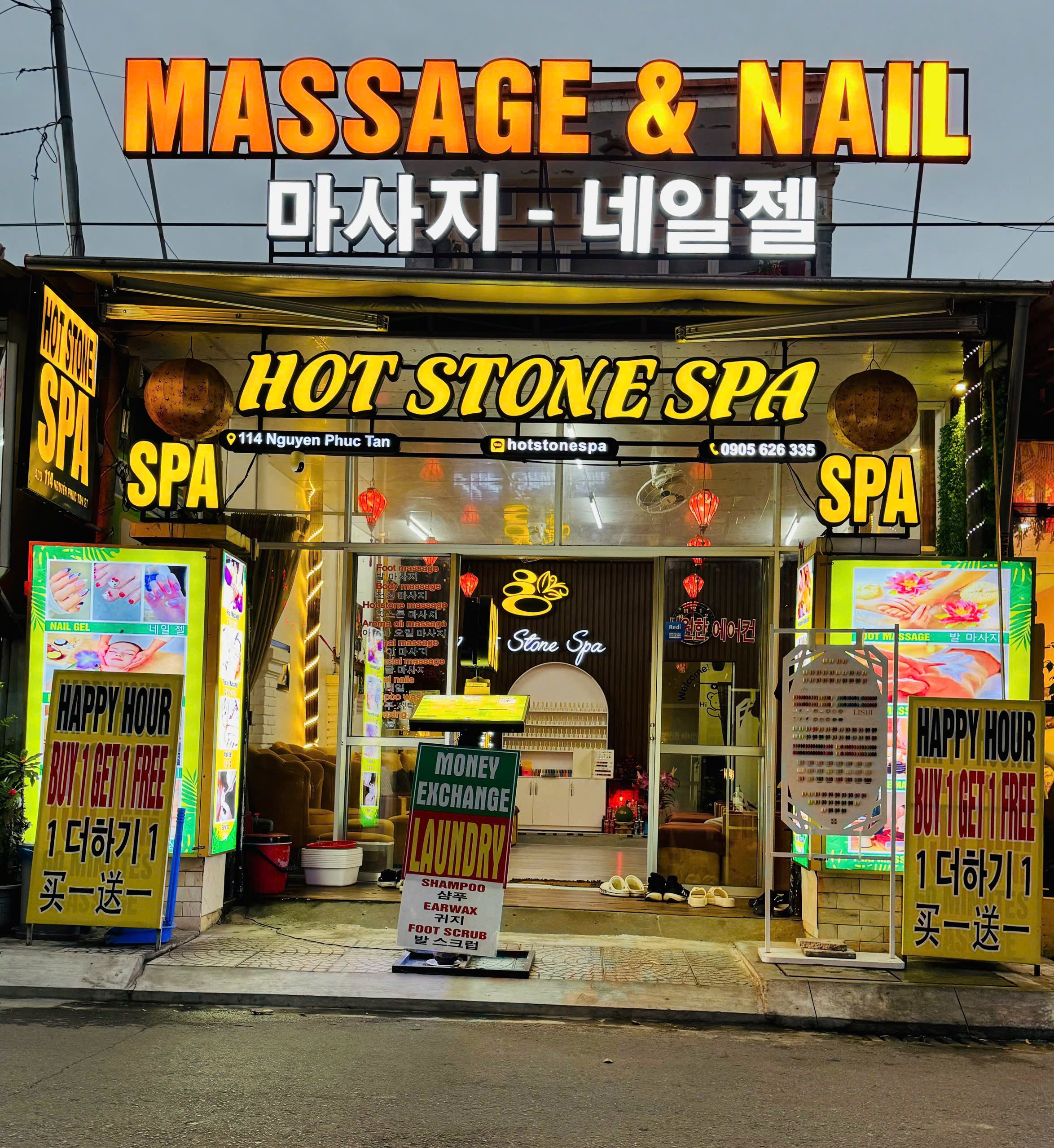 Hot Stone Spa Massage & Nail