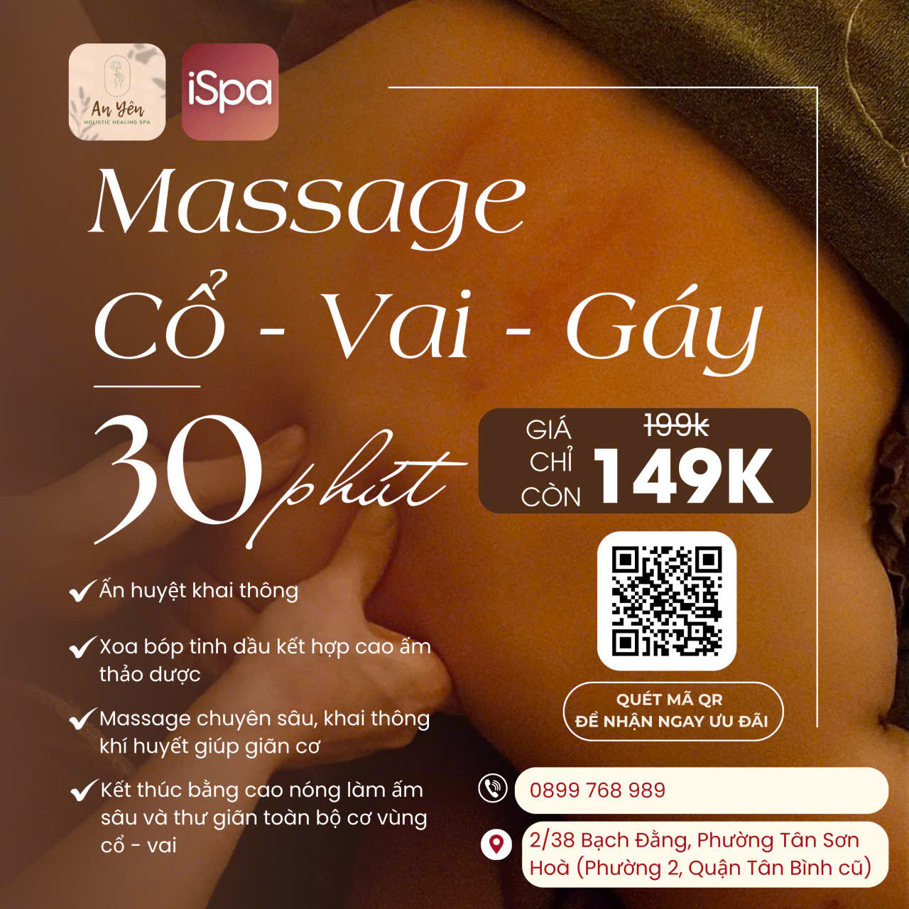 Massage cổ vai gáy 30’