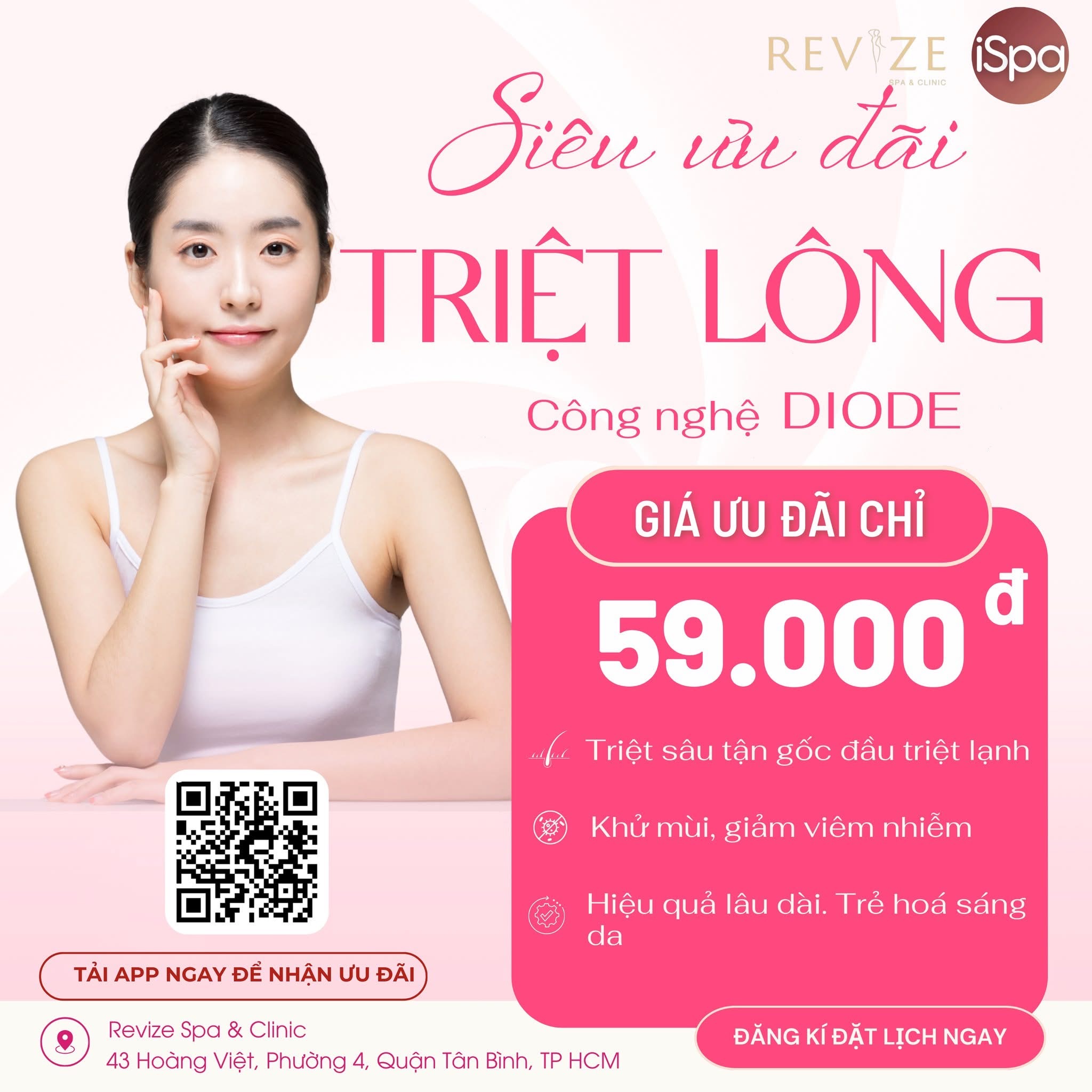 Triệt lông lạnh / Diode laser hair removal